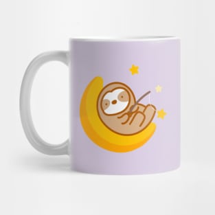 Cute Starry Night Sloth Mug